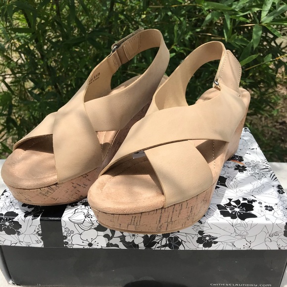 CL by Laundry Shoes - CL by Laundry Dream Girl Wedge Slingbacks